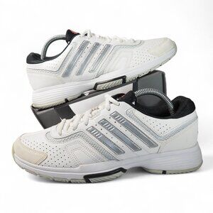 Adidas Barricade Court 2 Women's 9 Tennis / Pickleball Shoes White Silver S74567